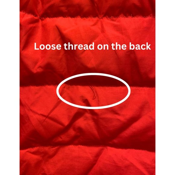 HUNTER Red Puffer Coat w/ Real Fox Fur Trim (Detachable) | Size S | Pre-Owned - Picture 3 of 14